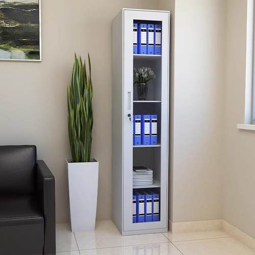 单门文件柜办公锁室X1-zn104铁柜资料柜更档案柜单人柜带家皮用衣