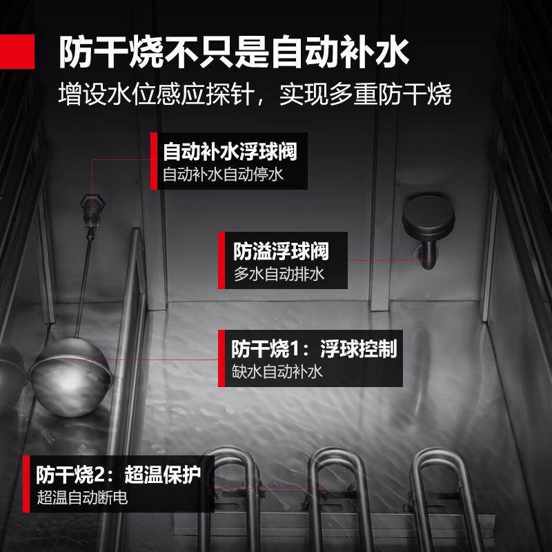 德玛商用HII蒸饭柜电蒸箱电热蒸车商用食堂业仕商蒸柜蒸饭炉节能