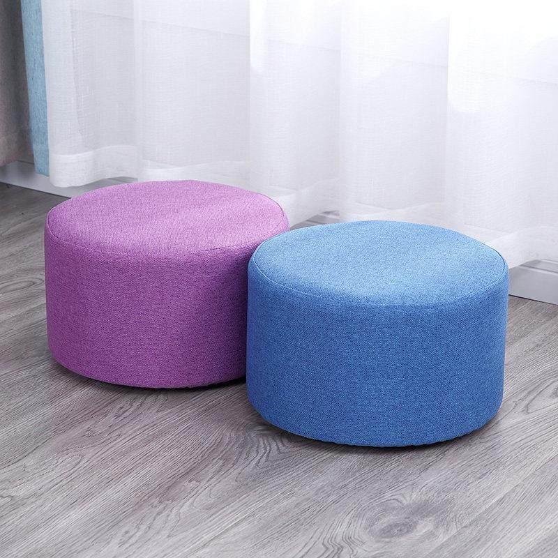 创意小凳子客厅沙发茶几凳圆凳时尚布艺家用实木小板凳小墩子矮凳,住宅家具,矮凳,淘宝优惠券,粉丝福利购,淘宝优惠卷