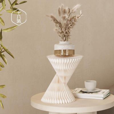 十八纸置物架展架折叠便携微展台北欧风展会商场展示置物陈列架子