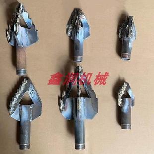 小型钻井打井机合金钻头 祇能打土50至180mm民用两叶三翼五叶转a