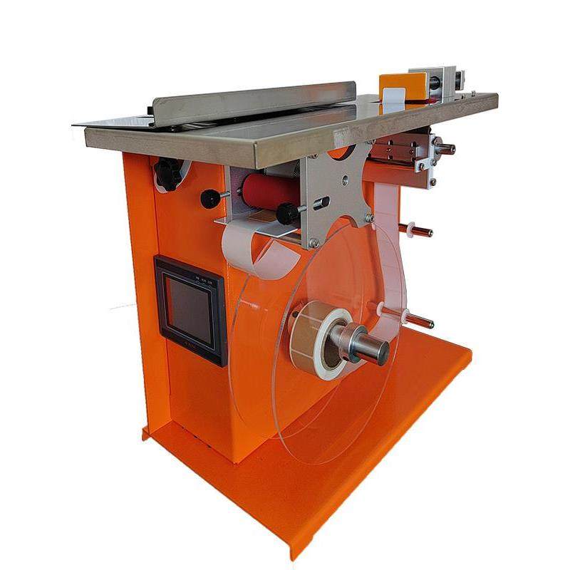 贴标签机小型90度直角转角盒子防伪防拆手动半自动封口标签贴标机