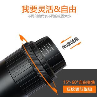 博物館射燈 可調焦30w聚光燈高顯色店鋪商用led導軌燈 變焦軌道燈
