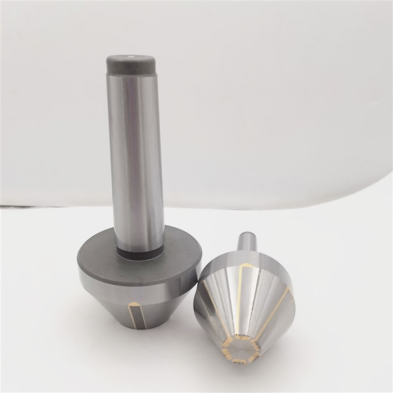 磨床顶尖镶钨钢合金条固定伞型C顶针莫氏4号5号蘑头呆头顶尖