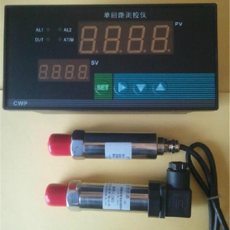 智能数显压力表成套,压力显示控制器 1-5V 0-10V压力变X送器4-20m