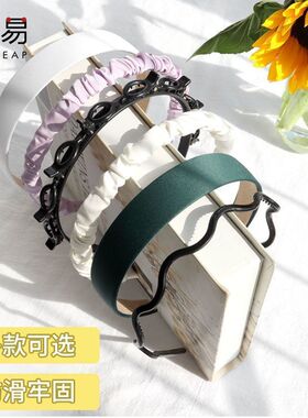 发箍/编发A1pq301-碎发女捆刘海固定百搭发卡不易掉简约造型旅行