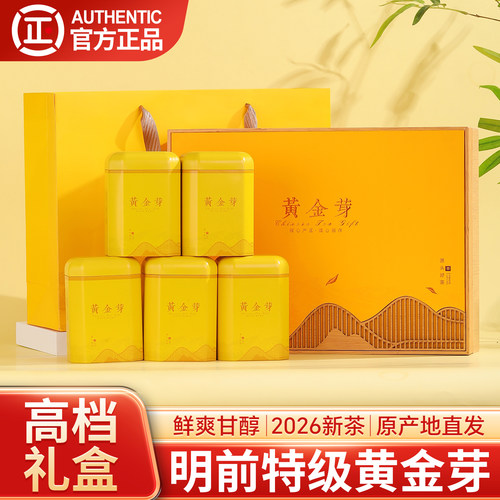 黄金芽2026年新茶特级茶叶礼盒装