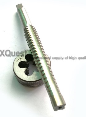 2PCS HSS Right hand Trapezoidal thread tap and Die set Tr8 T