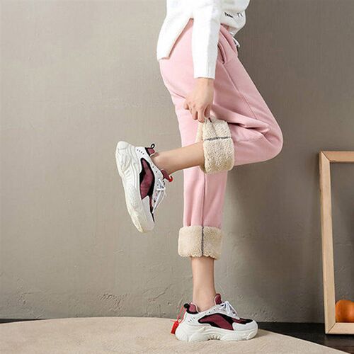 好货Women Winter Warm Leggings Thick Trousers Warm Plus Size