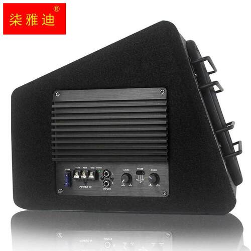 极速车载低音喇叭10英寸有源重低音12V汽车音响改装大功率喇叭车
