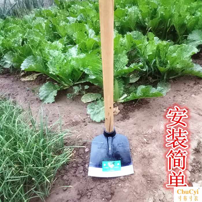 锄头农具种菜除草翻地开山长木D柄农用工具P园艺锻打大号