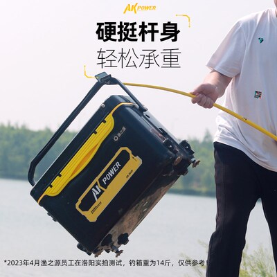 好货渔之源AK黑坑独节竞技鱼竿支架硬钓鱼杆碳素炮台架杆台钓杆架