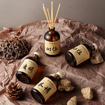 治愈系良药小棕瓶家用卧室持久香氛室内空气清新小众复古无火香薰