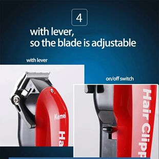 Kemei beard hair trimmer for men professional hair clipper e