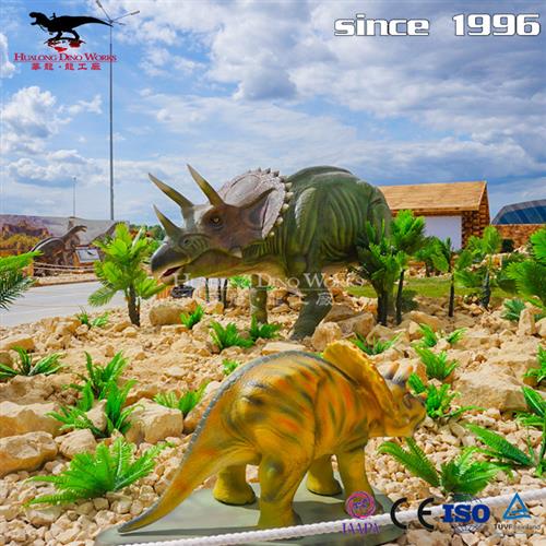 大型仿真恐龙电动机械模型工厂声光电结合恐龙户外引流美陈