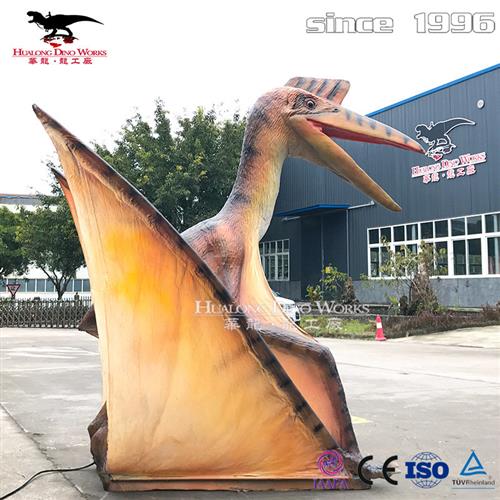 风神翼龙孵蛋恐龙制作工厂会动会叫翅膀煽动栩栩如生大型模型制作