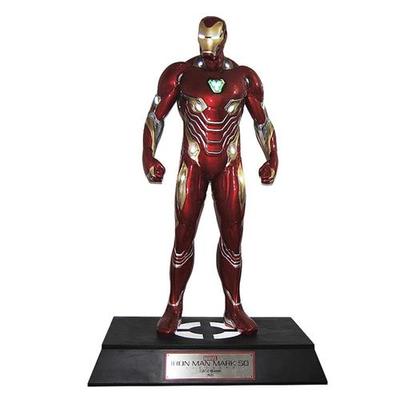 漫威大型比钢铁侠全身玻璃钢雕塑商场客厅装饰落地大摆件