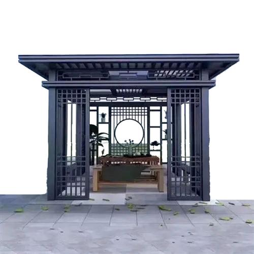 不锈钢造型景观亭子雕塑设计深化图纸大型不锈钢景观异形雕塑