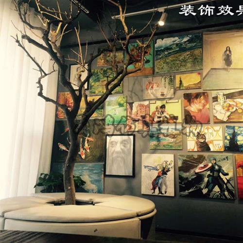干树枝枯树造景室内外枯树装饰白色枯树枝假树造型树树枝装饰
