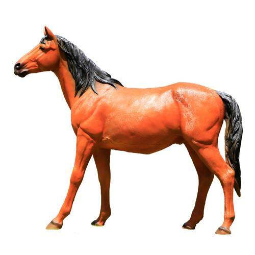 玻璃钢仿真动物雕塑黑白马摆件花园庭院商场美陈户外园林景观装饰,家居饰品,户外/庭院摆件,淘宝优惠券,粉丝福利购,淘宝优惠卷