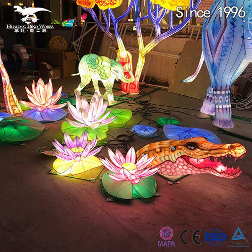 商业美陈展览展出仿真动物彩灯系列年新款花灯亮化春节促销