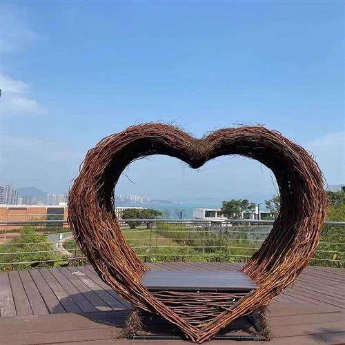 简约网红巴厘岛鸟巢落地藤编秋千创意户外婚纱拍摄民宿酒店鸟巢