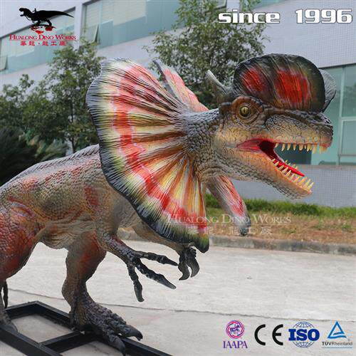 恐龙模型手工制作源头工厂主题公园仿真恐龙双冠龙仿真动植物