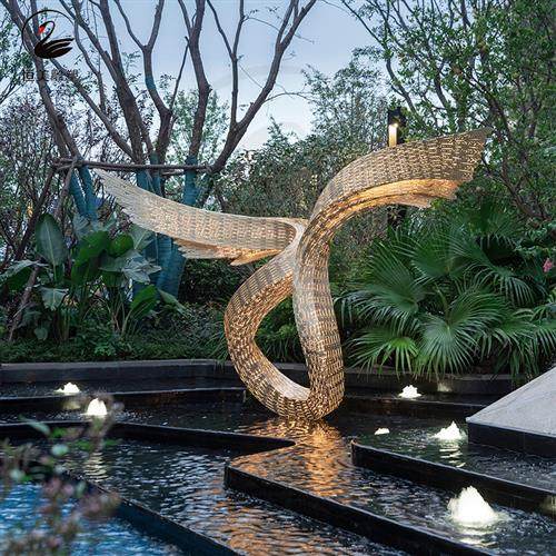 大型不锈钢翅膀雕塑户外校园林抽象异形发光羽翼景观艺术落地摆件,基础建材,砂岩雕刻,淘宝优惠券,粉丝福利购,淘宝优惠卷