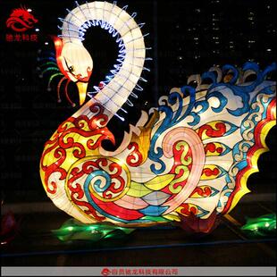 灯会制作传统花灯定做春节大型造型灯箱元宵节灯展迎春灯笼定制