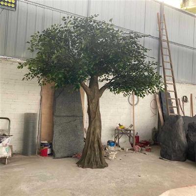 仿真榕树假树仿真大型植物酒店商场道具许愿树景观树橱窗装饰