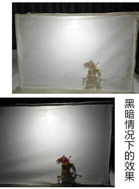 适用皮影戏手影舞台家庭diy组装携带方便幼儿园儿童带灯支架幕布