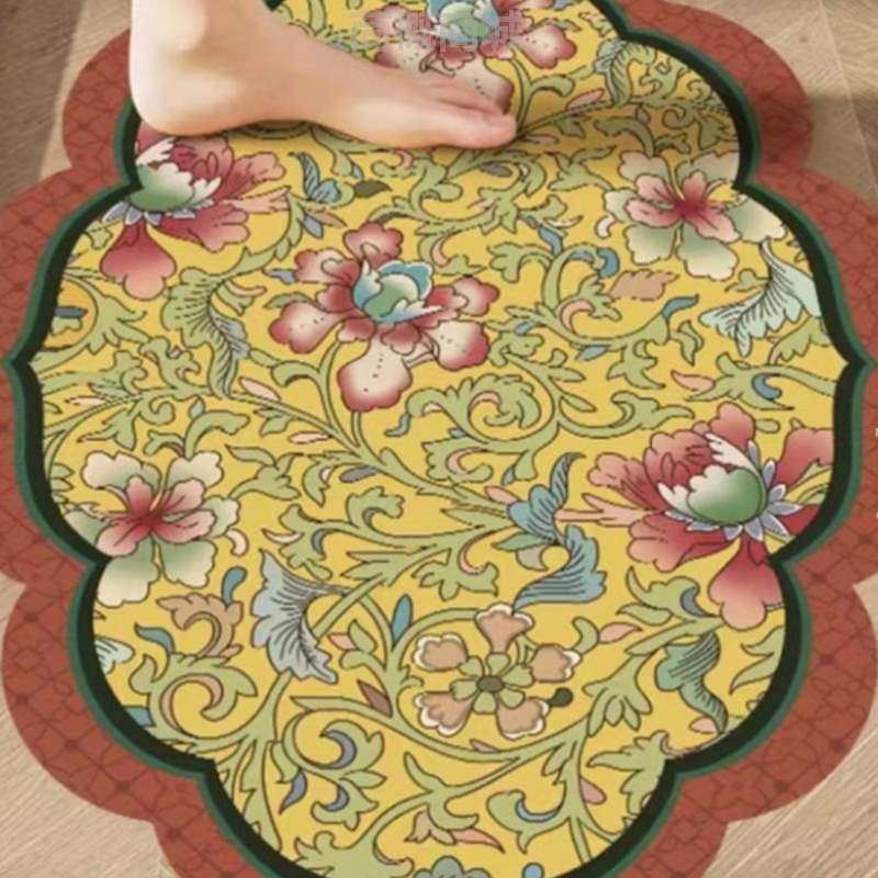 洗手间地垫硅藻软垫]泥美式吸水复古地防滑垫浴室速干门口卫生间,居家布艺,入户地垫,淘宝优惠券,粉丝福利购,淘宝优惠卷