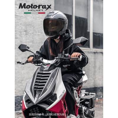 MOTORAX摩雷士s30新品摩托车头盔夏季半盔机车个性炫酷蓝牙双镜片
