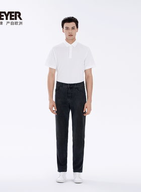 MEYER德国迈雅 25年夏高弹柔软五袋牛仔裤子男款19661-SARDEGNA