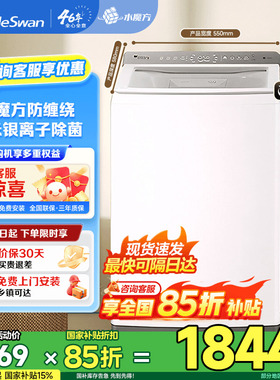 小天鹅小乌梅2.0轻奢版水魔方波轮大容量白色10KG变频洗衣机E20DW
