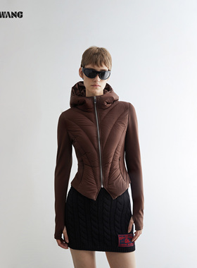 LEDIM WANG白标/琥珀流光鹅绒薄款羽绒服女25冬新款90鹅绒内胆
