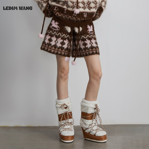 LEDIMWANG雪境小马费尔岛休闲裤