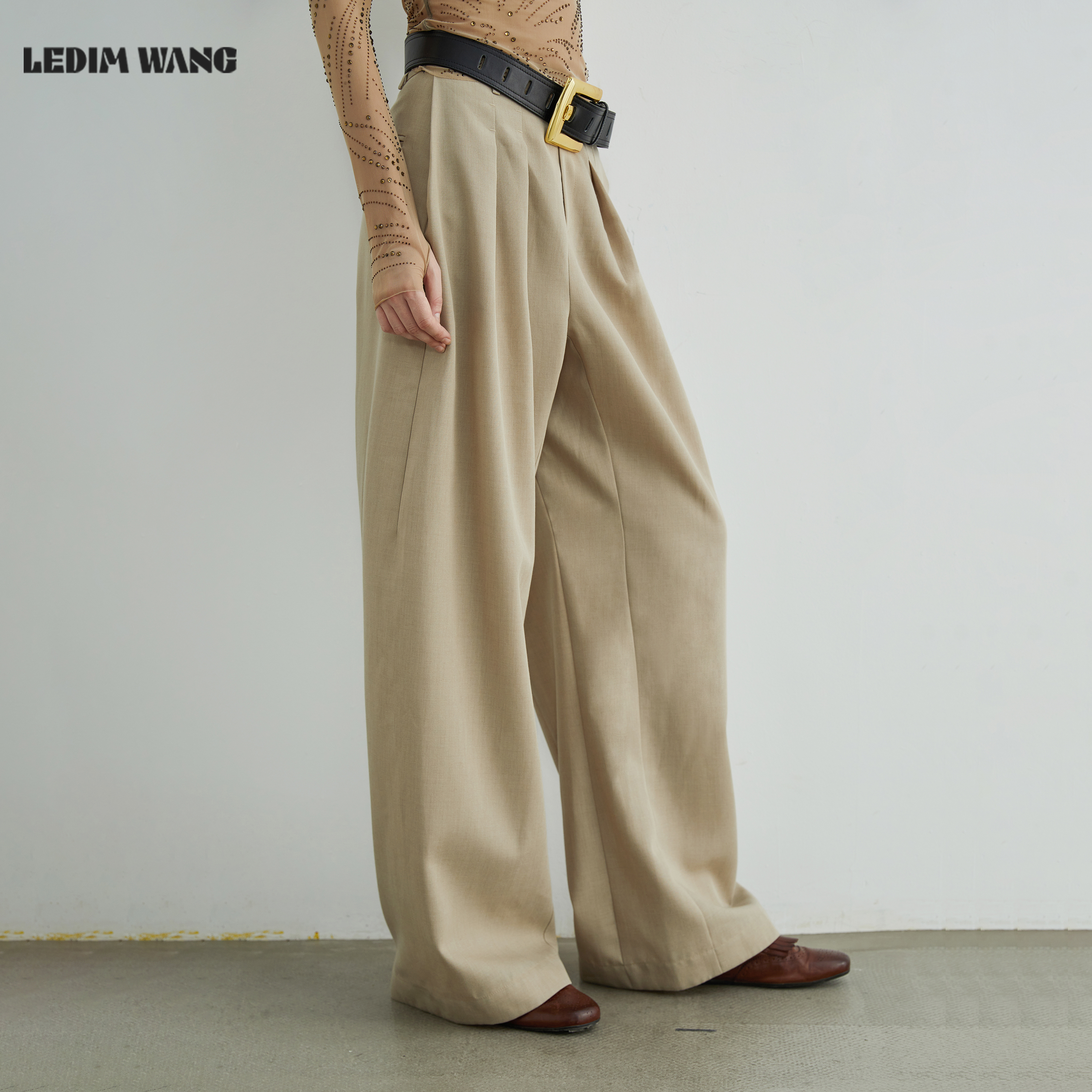 LEDIMWANG解构廓形休闲西裤