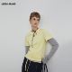 WANG红标 撞色假两件长袖 T恤女25冬季 LEDIM 新款 黄色休闲百搭上衣
