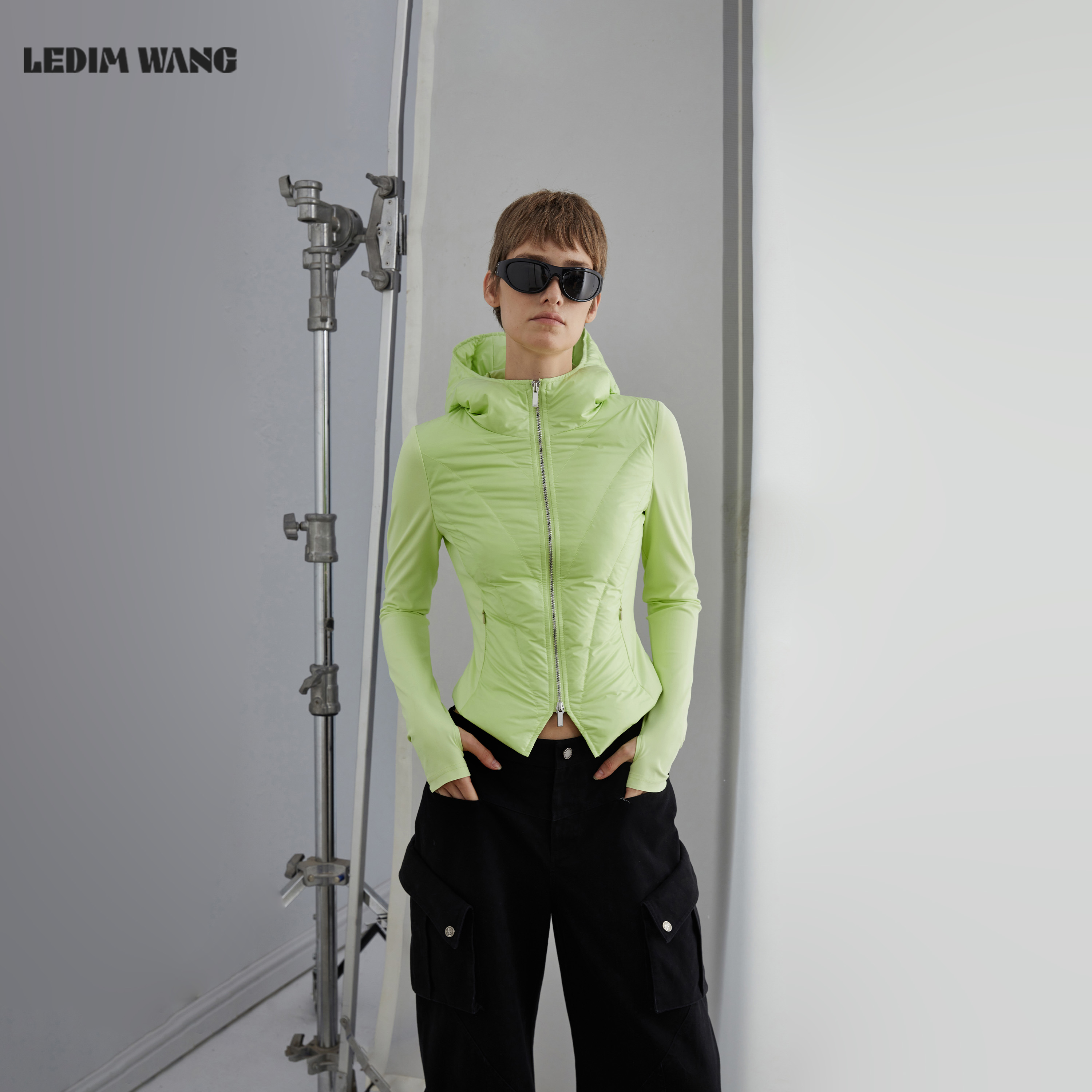 LEDIMWANG可露丽连帽薄款羽绒服