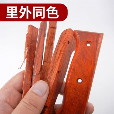 推荐菜刀把手柄配件菜刀柄实木刀把手柄铆钉O刀鞘木料刀鞘木质红