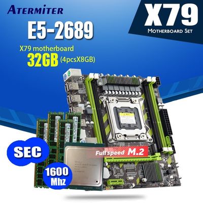 网红X79 X79G motherboard LGA2011 mini ATX combos E5 2689 CP