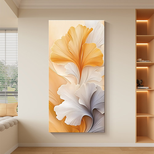 奶油风家大业大玄关装饰画