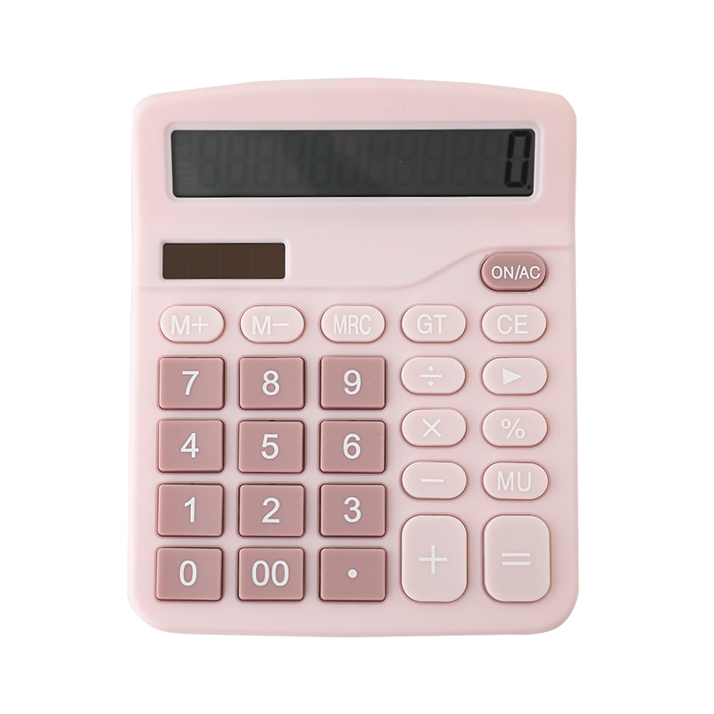 太阳能计算器女神款四年级用的小学生专用小型迷你可携式可爱计算