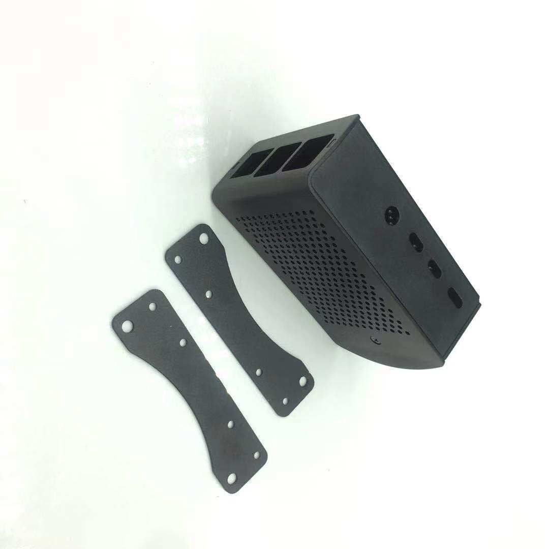 好货树莓派4b金属外壳4代铝合金散热壳子raspberry pi4主板保护壳