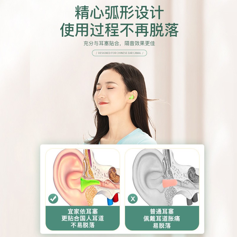 耳塞防噪音睡眠睡觉防打呼噜超级静音学生隔音专用超强耳罩神器