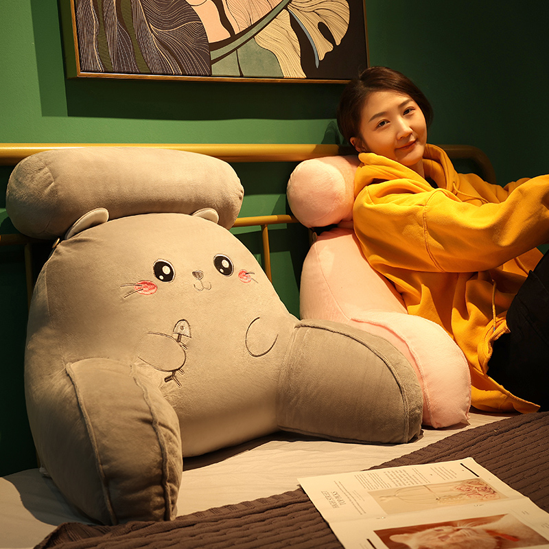 床头软包大靠背沙发靠垫宿舍床上看书床靠枕头护腰靠枕榻榻米抱枕