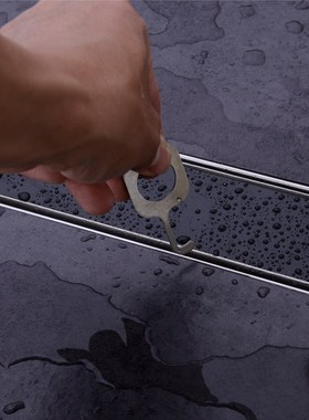 AODEYI 304 Solid Stainless Steel 300 X 110mm Square Anti Od