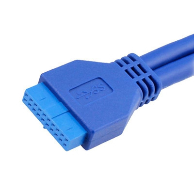 好货USB3.0 20Pin Cable Extension Cable Dual Mother with Ear