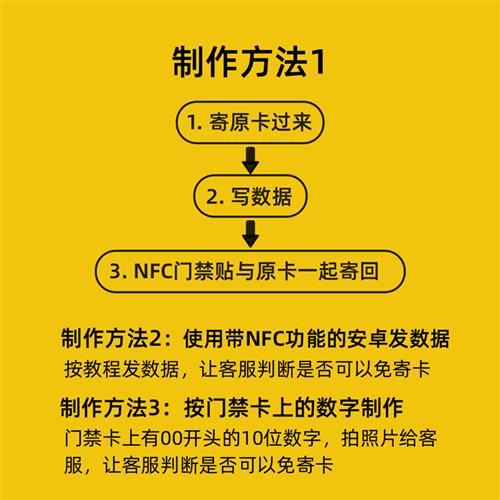 新品超薄门禁卡贴NFC手机贴复制模拟克隆改装社区物业IC电梯智能I